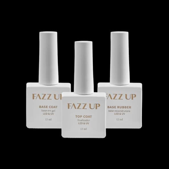 KIT FAZZ UP base coat  Top coat Base Rubber