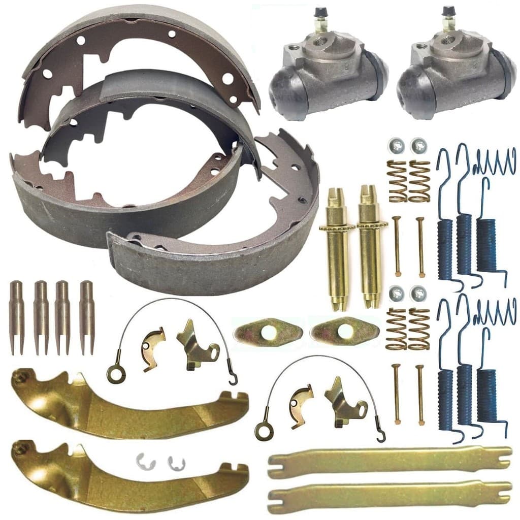 KIT REPARO + SAPATA PATIM COM LONA + CILINDRO DO TAMBOR FREIO GM D10 D20 DIESEL 1979 A 1992 (2 LADOS)