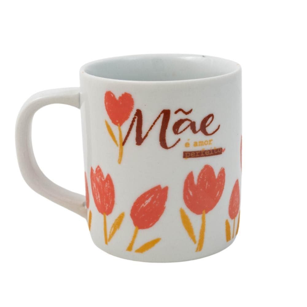 Caneca para Café ou Chá com Coador Presente de Dia das Mães