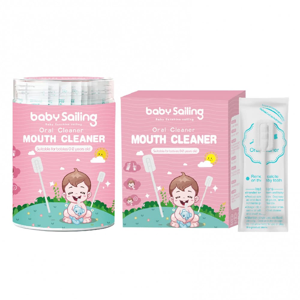 Limpador Oral Para Bebês 30PCS Escova Dental Descartável 0-36 Meses