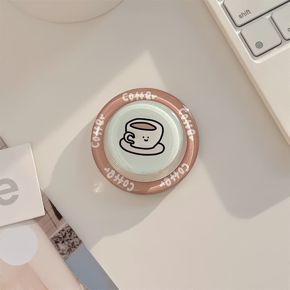 N52 Porta Telefone Magnético Redondo Fofo De Cartoon Para Caixa Magsafe E IPhone 15 14 Pro Max 14 Plus Dobrável Pop Ring