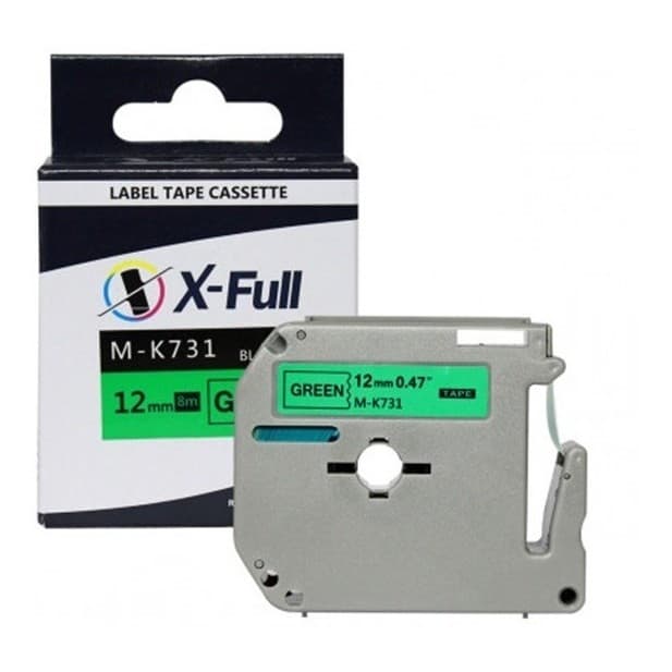 Fita Compativel P/ Uso Rotulador Brother Pt-80 M731 Mk731