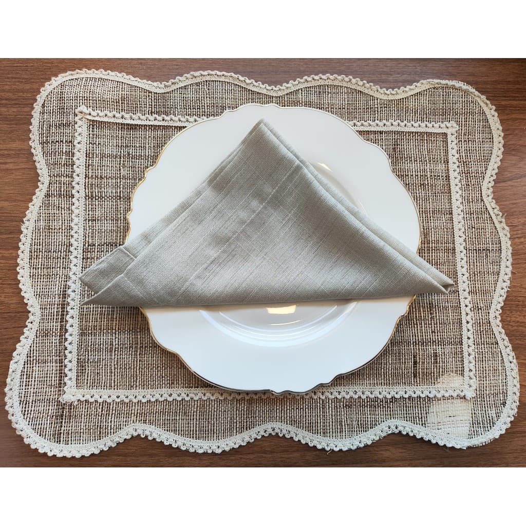 Kit 6 Guardanapos de Tecido 45x45 Premium com bainha Várias Cores