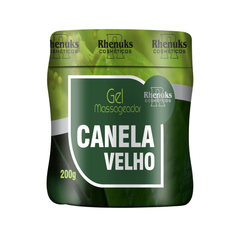 Gel Canela de Velho Massageador Corporal 200g para Cansaço e Tensão Muscular Uso Diário
