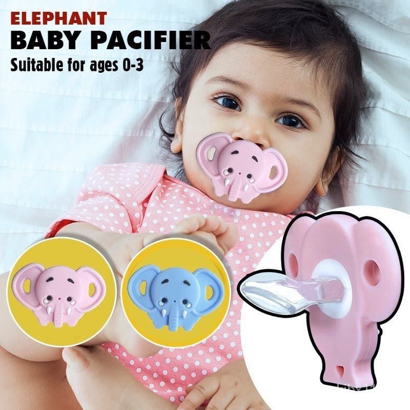 Chupeta bonito SDVX do elefante do silicone do mini bebê