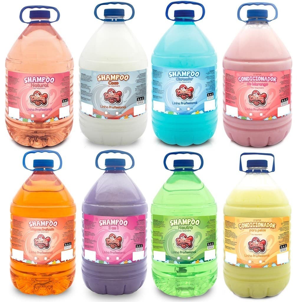 Shampoo para Cães Condionador Para Cães Gatos Petshop Cat Dog 5 Lts - Shampoo e Condicionador