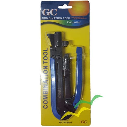 Alicate De Crimpagem H548A1 Para Conectores Rg59 Rg6 Rg11