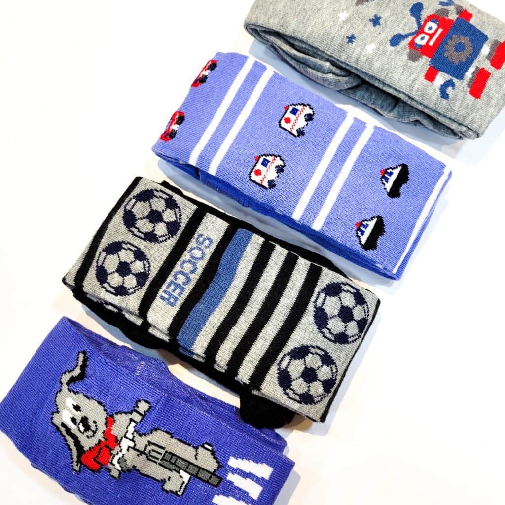 Meia Calça Infantil Masculina MENINO Estampas Sortidas Inverno