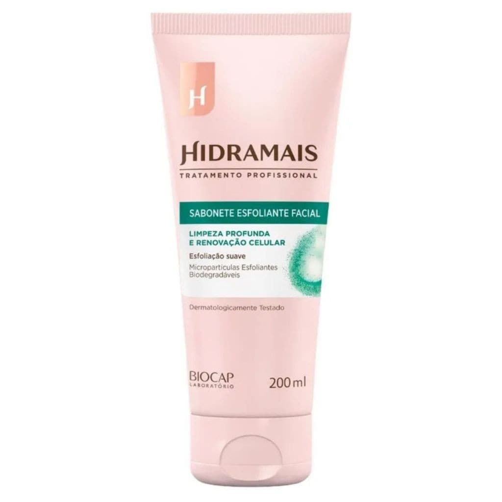 Sabonete Esfoliante Facial Limpeza Profunda 200ml- Hidramais