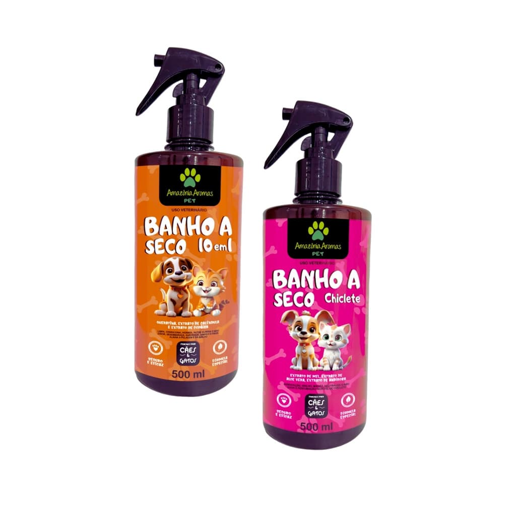 Banho a Seco Premium Para Cães e Gatos – Perfume Duradouro