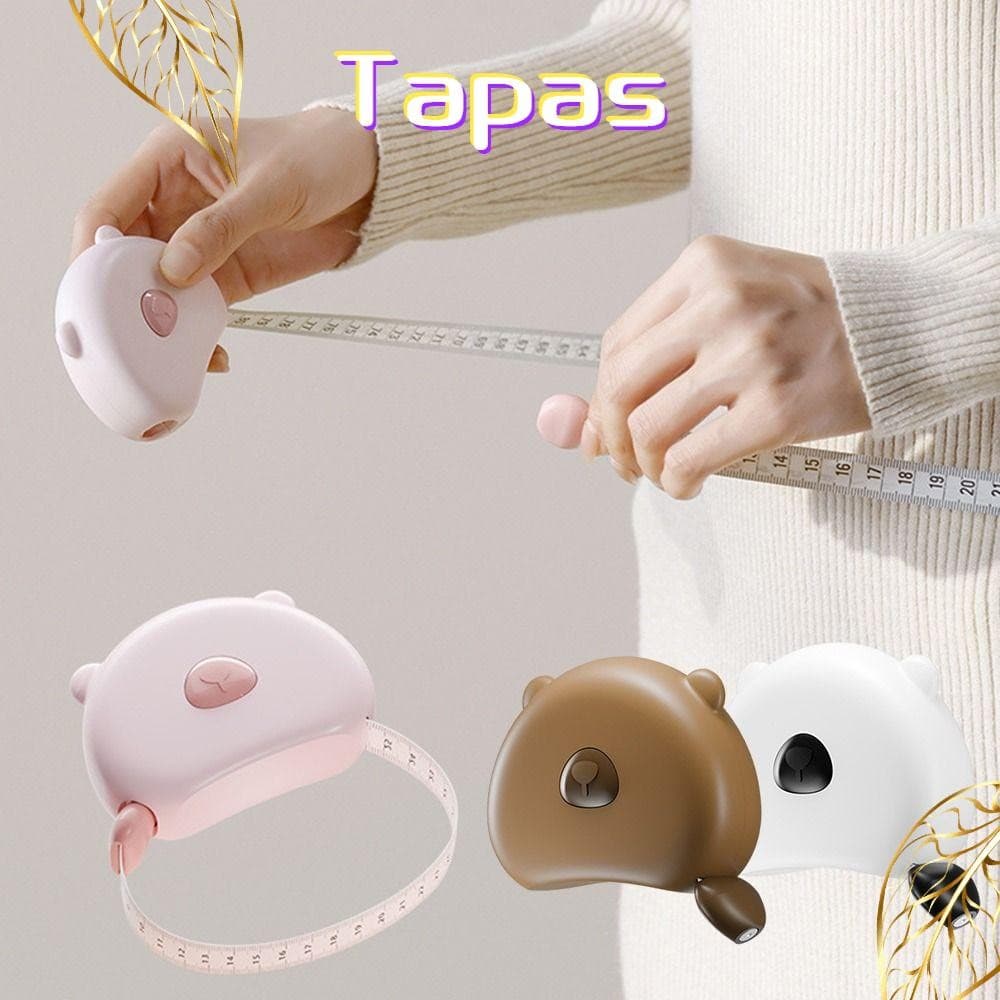 Fita Métrica TAPAS , Retrátil De Medição Corporal De 1.5 M , Ferramentas , Régua De Medidas Para Perda De Peso