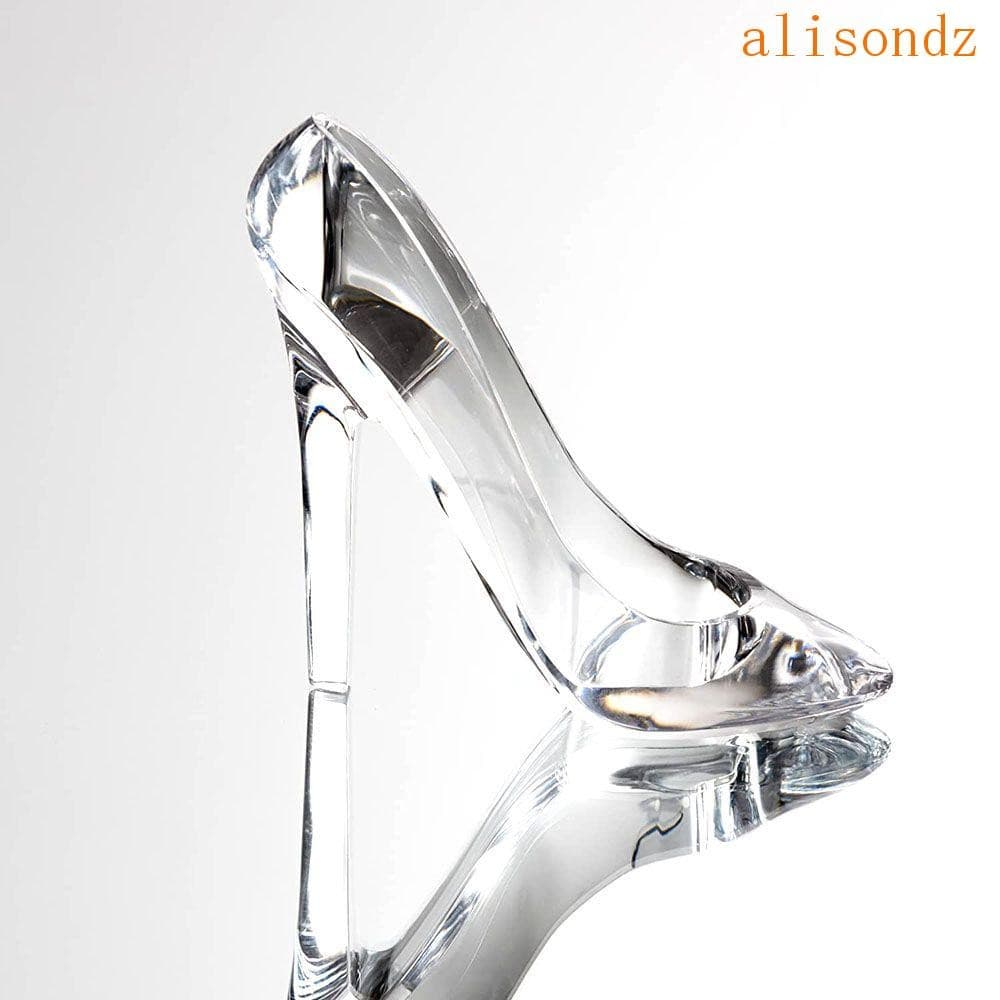 ALISOND1 Chinelos De Cristal Sapatos Cinderela Sala De Estar Crianças Aniversário Para Casa Ornamentos Em Miniatura