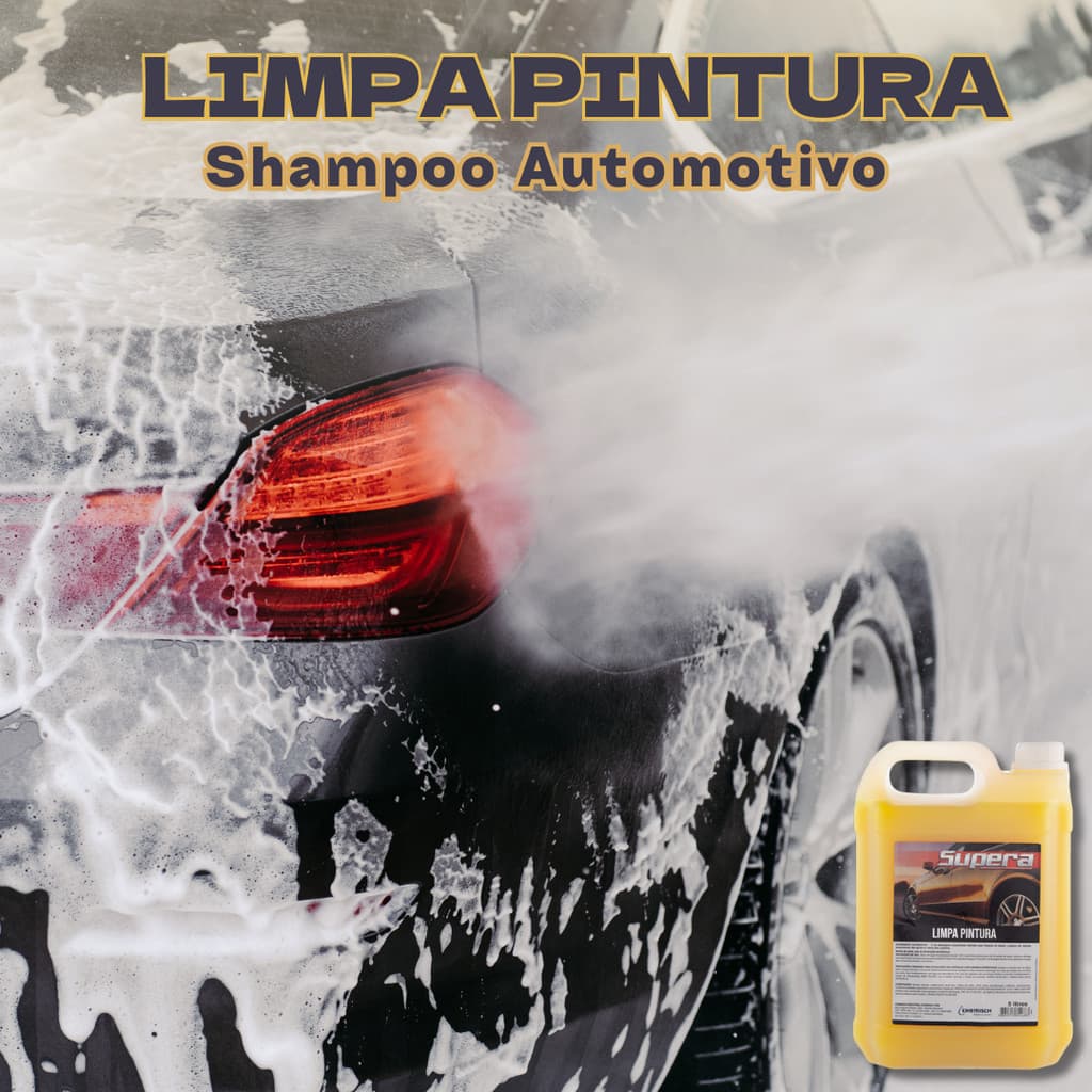 Shampoo Para Auto Concentrado Brilha e Protege 2L  + Esponja