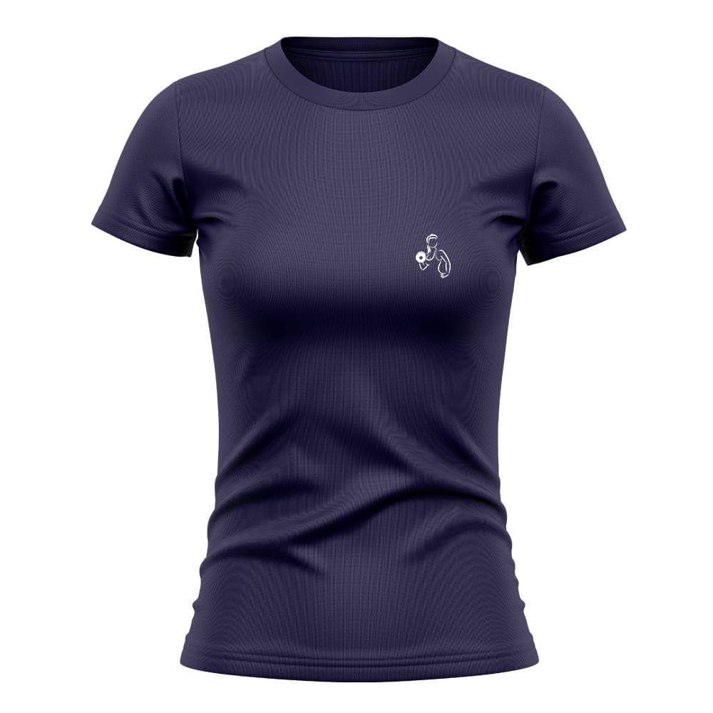 Camiseta Feminina Manga Curta Proteção Solar UV Estampada Mulher Peso