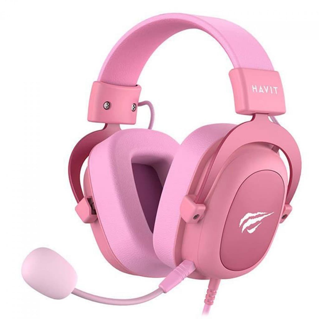 Fone De Ouvido Headset Gamer Havit H2002d Rosa