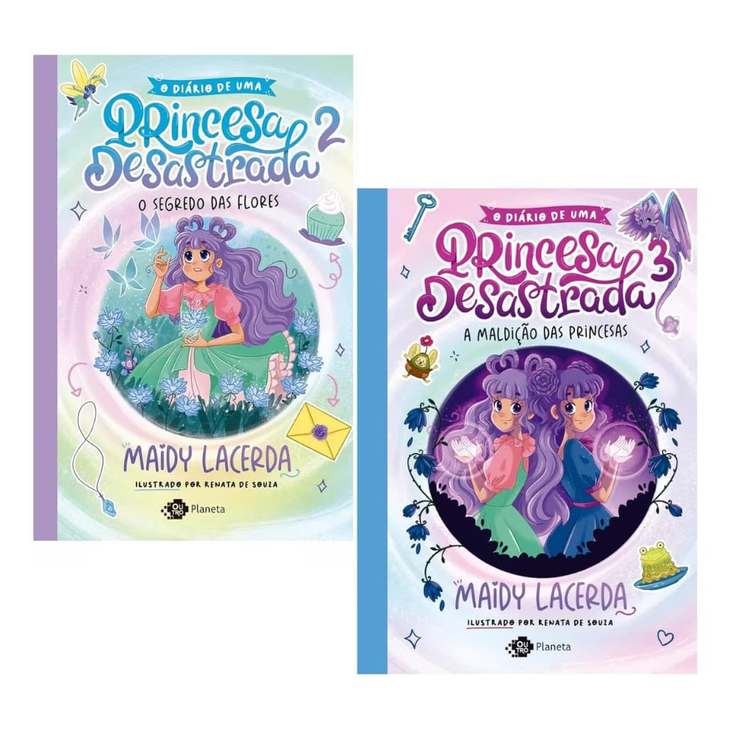 O Diário De Uma Princesa Desastrada Volume 2 + Volume 3 -  Maidy Lacerda - Livros Físicos