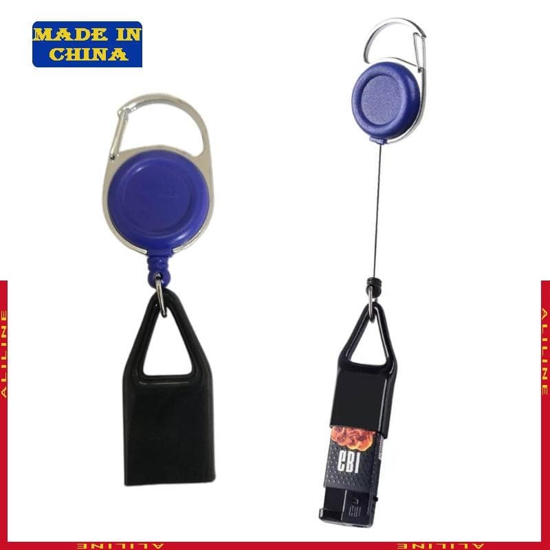 Retrátil Isqueiro Chaveiro Suporte Capa Único Clipe Para Conveniência