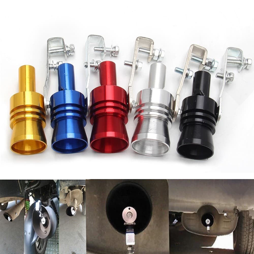 Turbo Universal Simulador De Som Apito Tubo De Escape Do Carro Veículo Silenciador