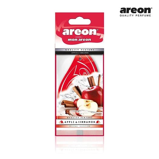Aromatizante Areon Apple and Cinnamon - maçã com canela - o melhor aromatizante tipo Little Trees