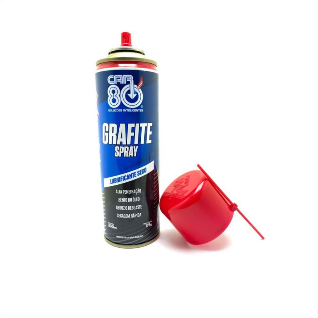Grafite Spray Lubrificante A Seco 300ml Car80 Uso Geral