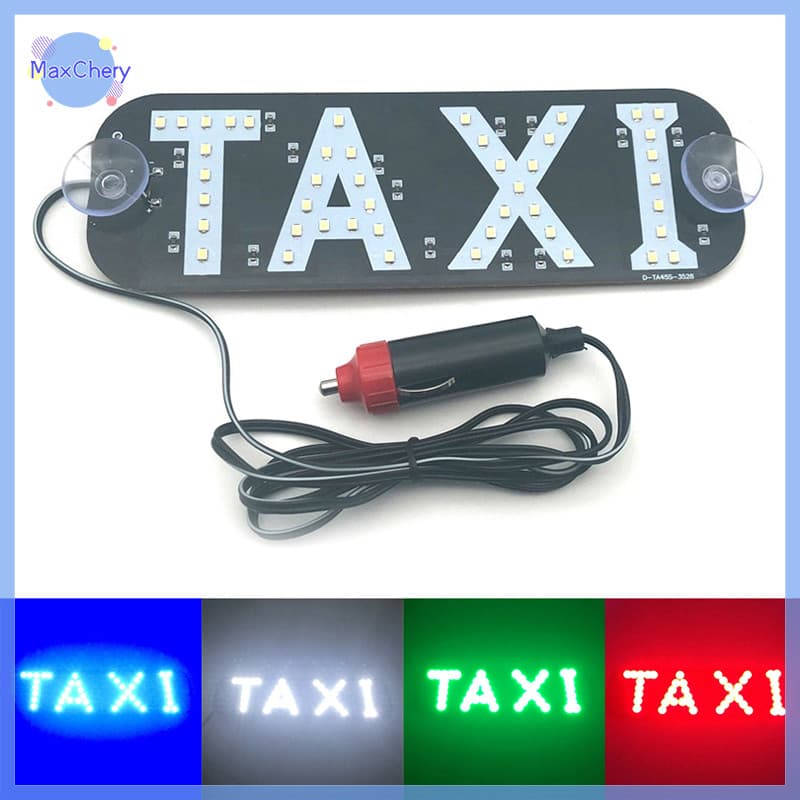 MCHY > Luz Indicadora De Táxi LED Painel Luminoso De Aviso Com Farol De Sucção DC12V Novo