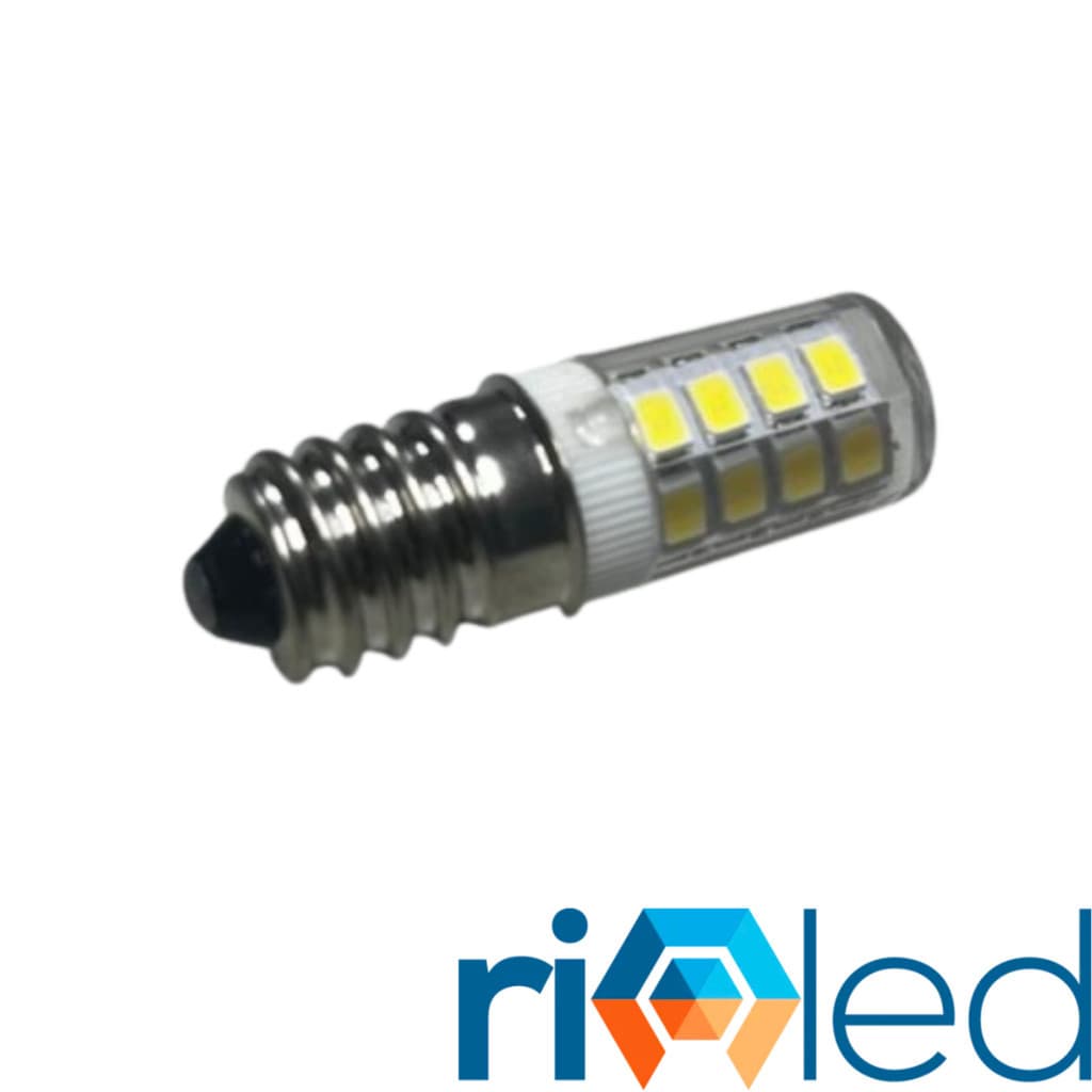 01 Lâmpada Led Halopin E14 2.5w Branco Frio Geladeira Lustre Arandela