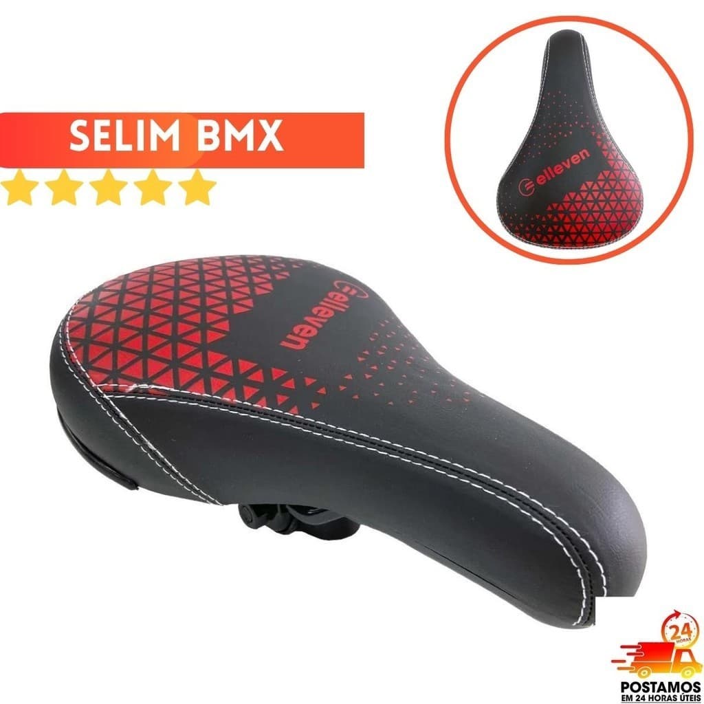 Banco Selim para Bicicleta BMX 240mm X 160mm Espuma macia