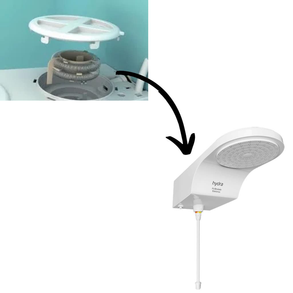 Tampa Resistência Câmara Quente Ducha Fit - Hydra