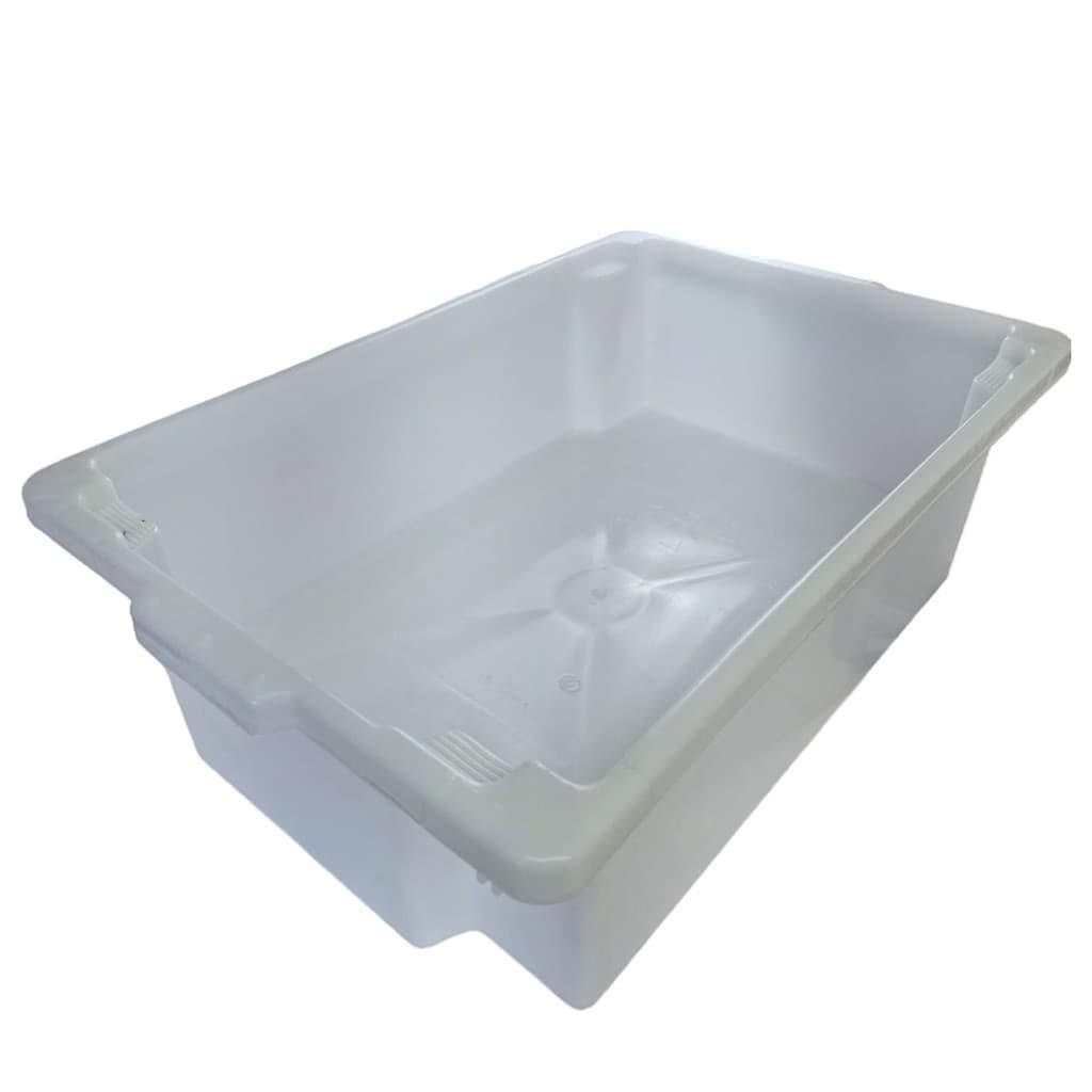 CAIXA FECHADA SEM FURO 45L BRANCA 43x19,3x66,5CM MS36