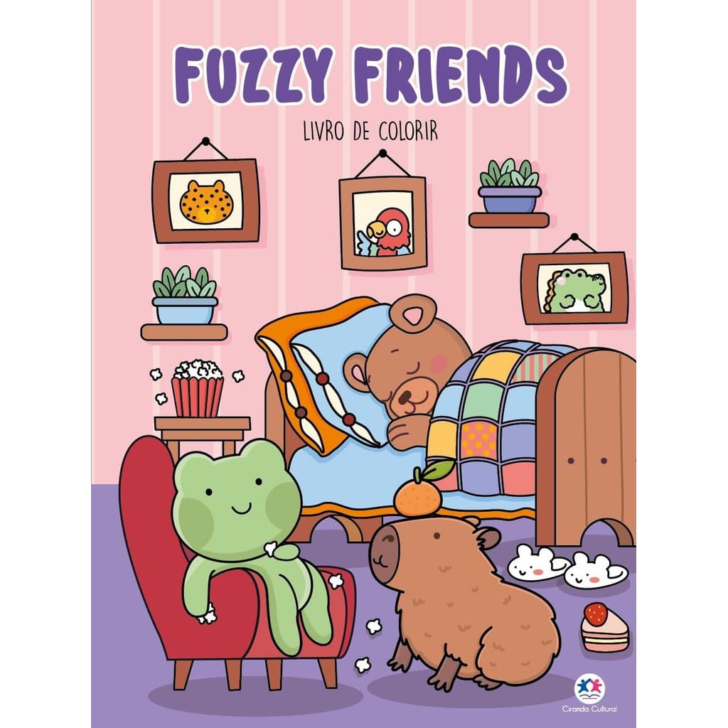 Fuzzy Friends - Livro de colorir