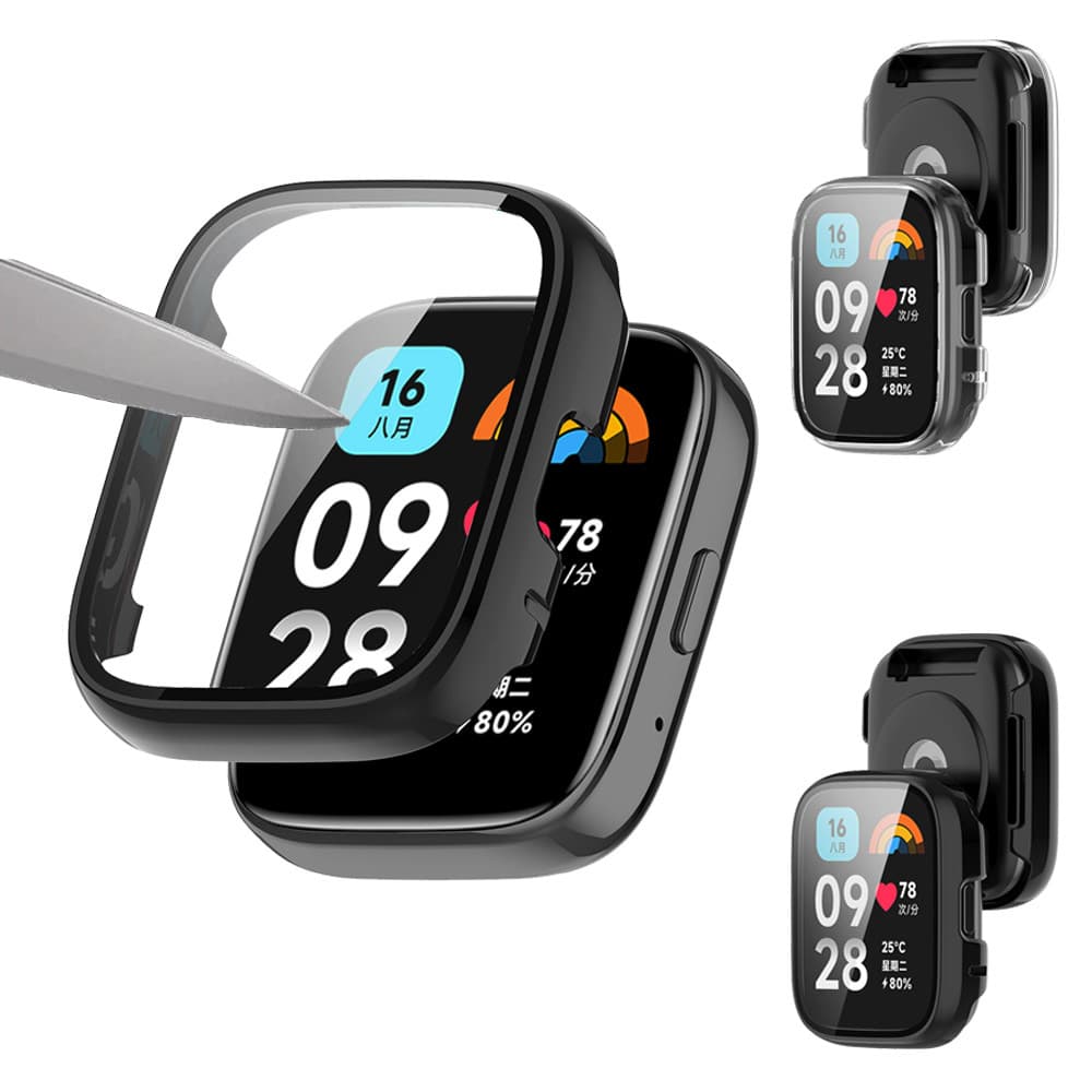 Capa Case PC para relógio Xiaomi Redmi Watch 3 Active / Redmi Watch 3 Youth / Redmi Watch 3 Lite
