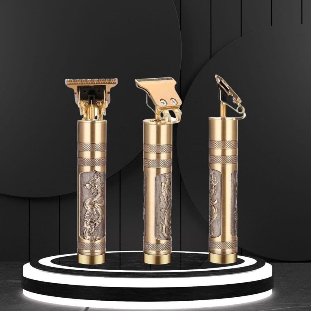 Máquina De Barba Profissional Super Afiada Longa dragao_OHF