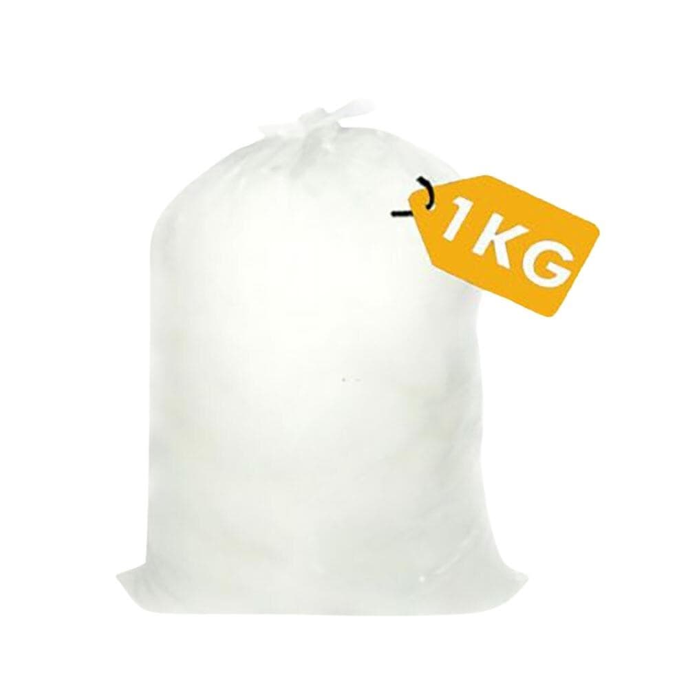 Fibra Siliconada Siliconizada - Pacote 1Kg - Preenchimento - Recheio de Almofadas