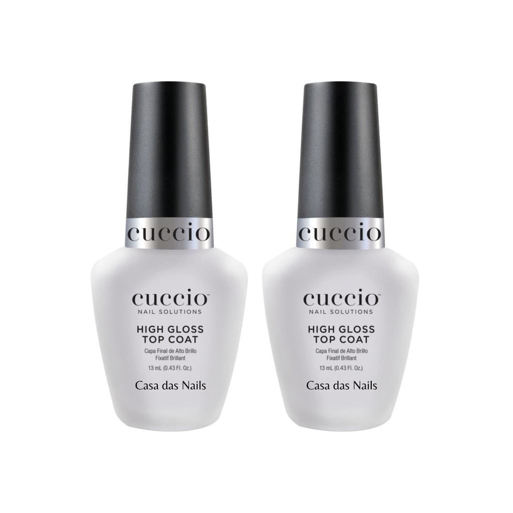 Kit 2 Top Coat High Gloss Cuccio - 13ml