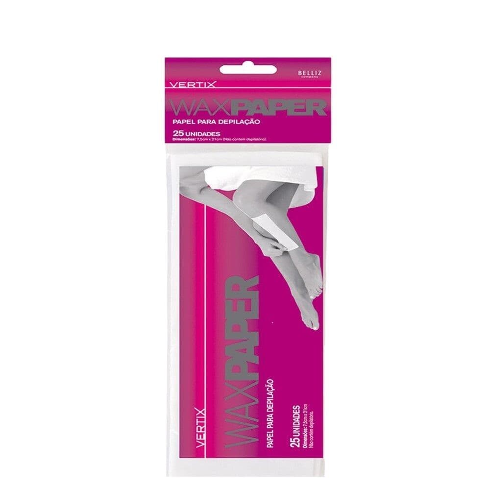 Papel para Depilação Falso Tecido Wax Papper 100Pcs Vertix
