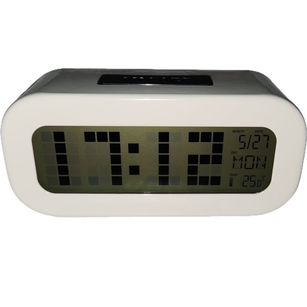 Relógio Despertador Digital Daewoo Termômetro DCD-24W Branco