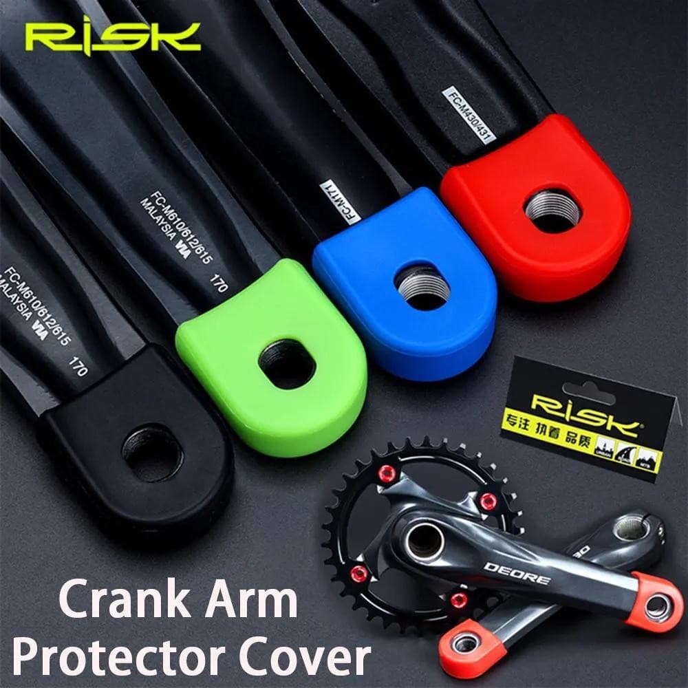 2pcs Capa Protetora De Braço De Manivela De Bicicleta De Silicone Montanha Universal MTB Acessórios De Ciclismo