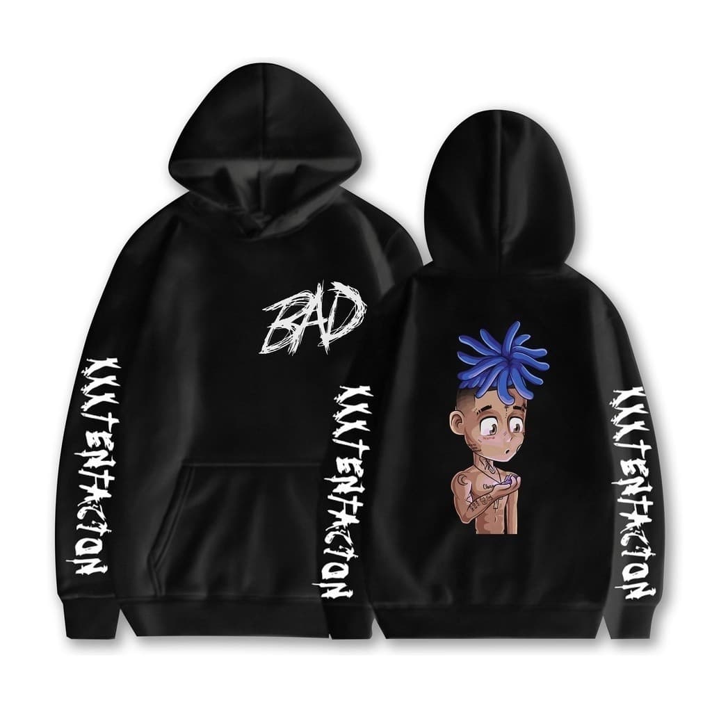 Canguru Moletom Casaco Blusão Frio Xxxtentacion Rip Rapper Bad