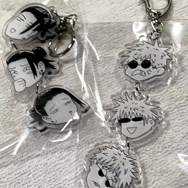 Jujutsu Kaisen Corda Chaveiro Gojo Suguru Satoru Acrílico Bolsa Pingente Anime Periférico