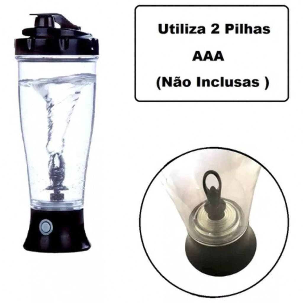 Liquidificador Portátil 300 Ml Preto Com Jarra De Plástico - Western LF-25