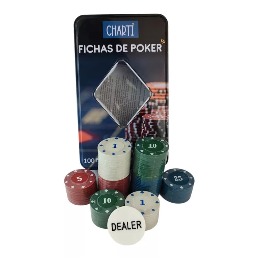 Kit Fichas Jogos Poker Tabuleiro Baralho Entrega Rápida