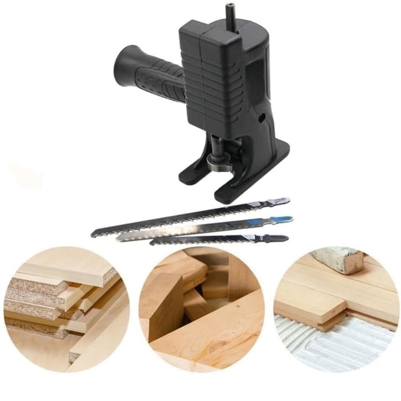 Kit Serra Tico-Tico para Furadeira Parafusadeira Corte Madeira e MDF