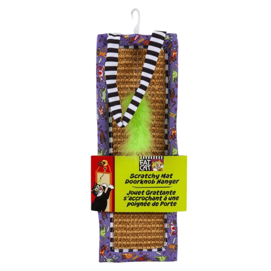 ARRANHADOR FCC SCRATCHY MAT DOORKNOB HANGER PARA GATOS