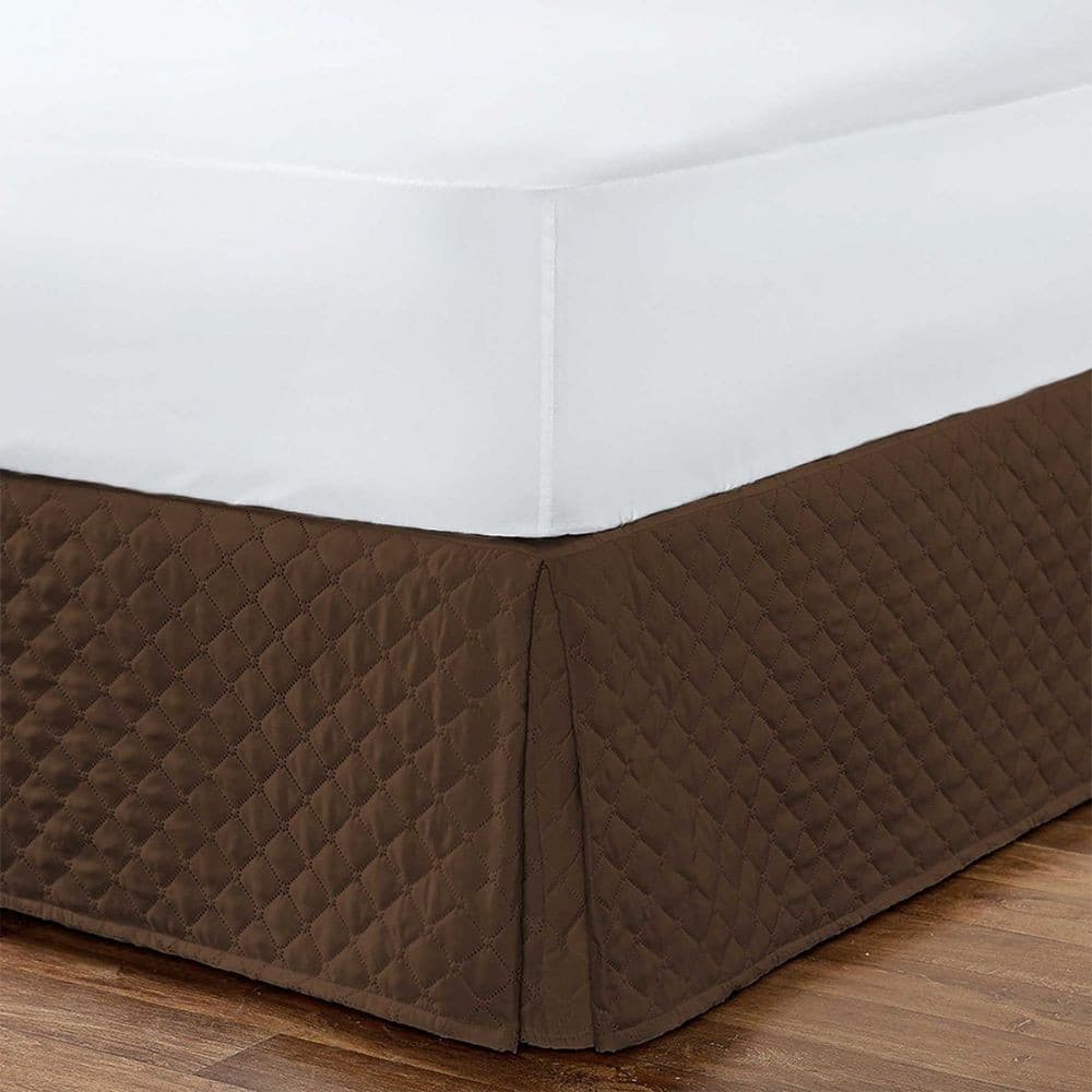 Saia Box Matelada Protetor Para Box Cama Solteiro/Casal/Queen/King Ultrassonica Sofisticada 1 Peça