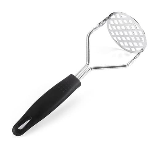 Amassador de Batatas Legumes Feijão Aço Inox Cabo De Plastico    KL1006