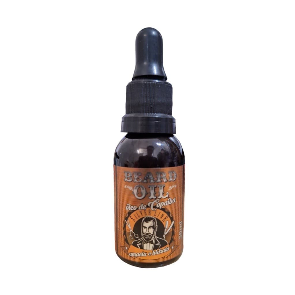 Oléo Hidratante de Barba Beard Silver Line Classic 30ml.