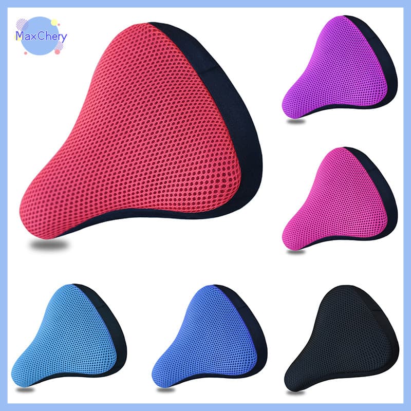 MCHY > Capa De Assento De Bicicleta Macia 3D Para Ciclismo Almofada Silicone Respirável E Confortável Nova
