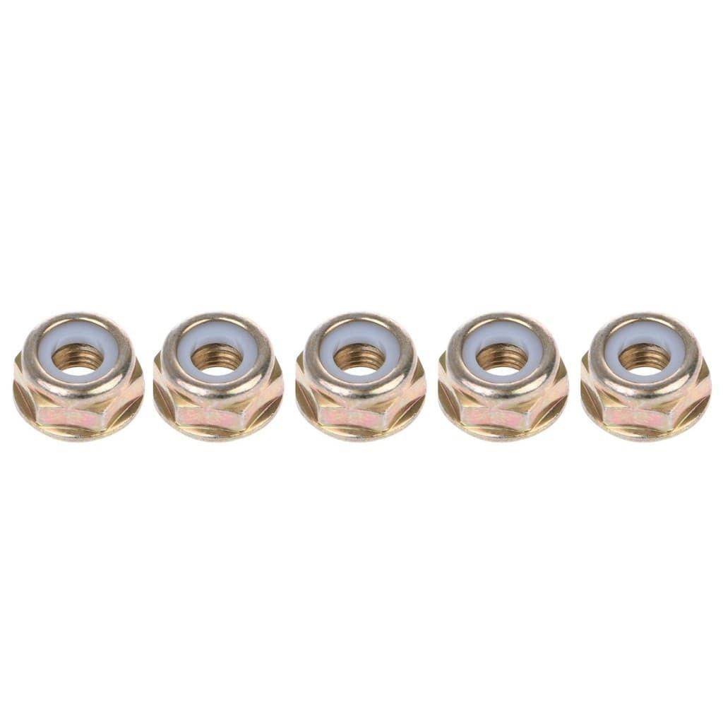 Kit 5 Porca da Transmissão Ponteira M10 Roçadeira Siga Tools Branco Garthen  43/52 cc