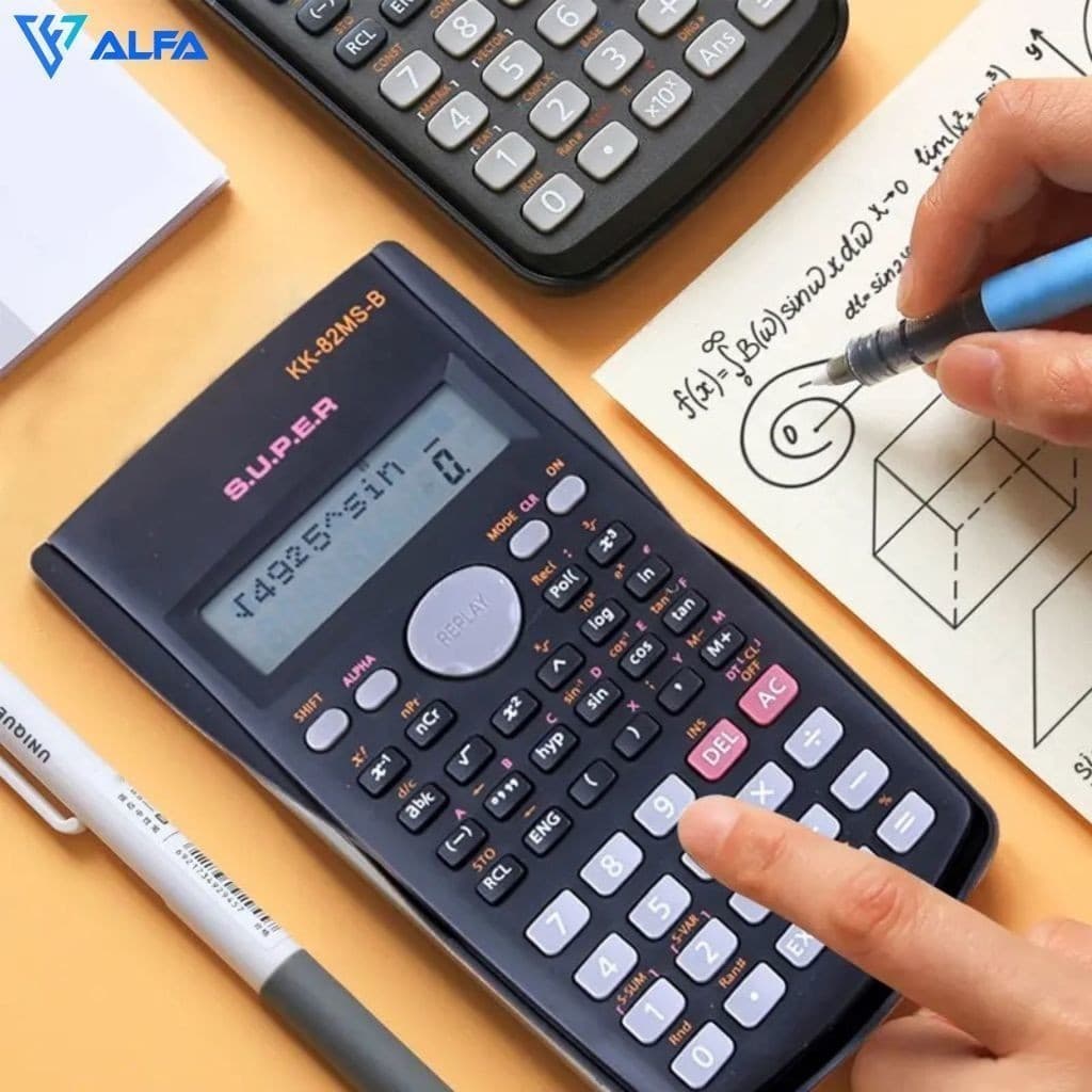 Calculadora Cientifica Kenko Kk-82ms 240 Funções Com Capa Protetora