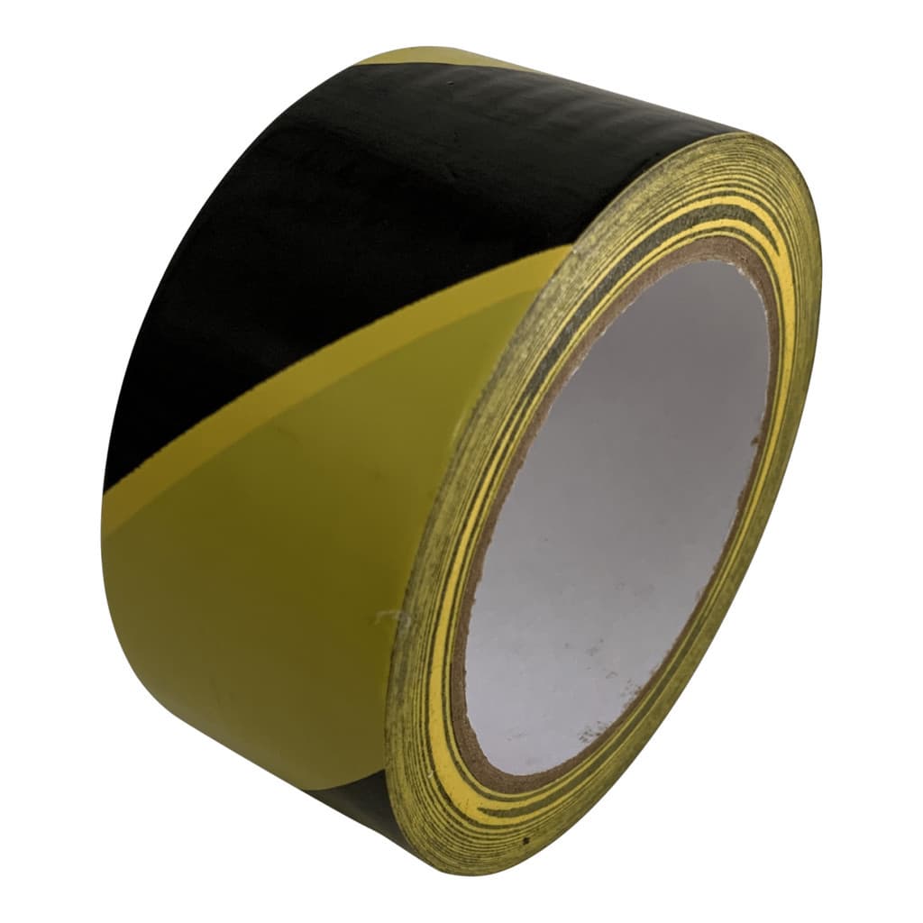 FITA DEMARCACAO DE SOLO 48X30 ZEBRADA - 5 ROLOS